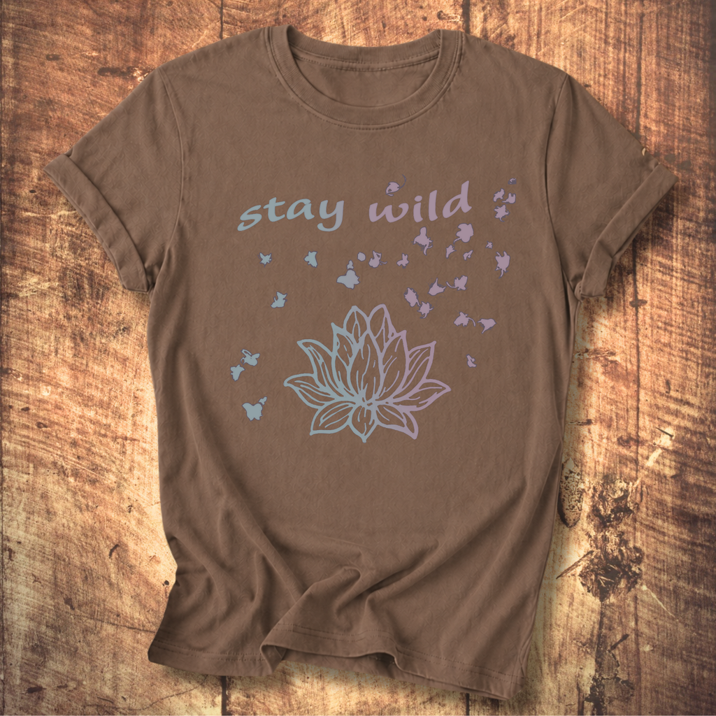 Stay Wild Lotus Tee