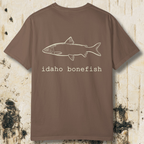 Idaho Bonefish Back Print T-Shirt — Vintage Fishing Graphic Tee