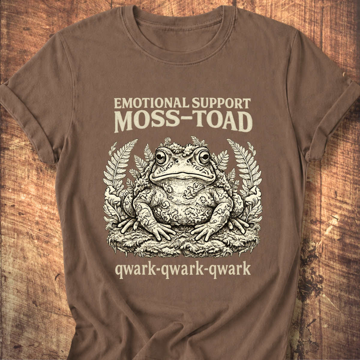 Emotional Support Moss-Toad T-Shirt