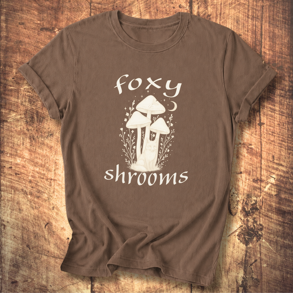 Foxy Shrooms Vintage Tattoo T-Shirt