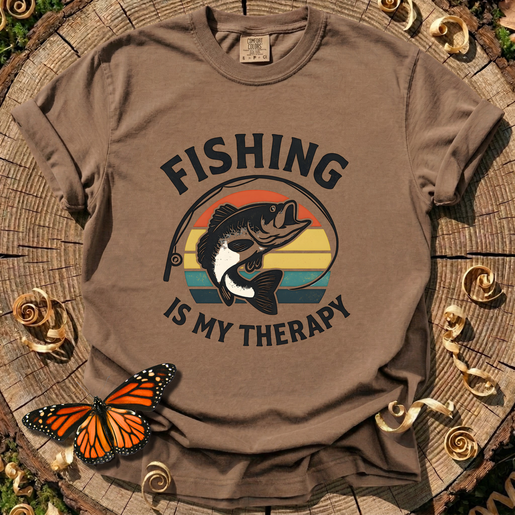 Fishing Is My Therapy Tee