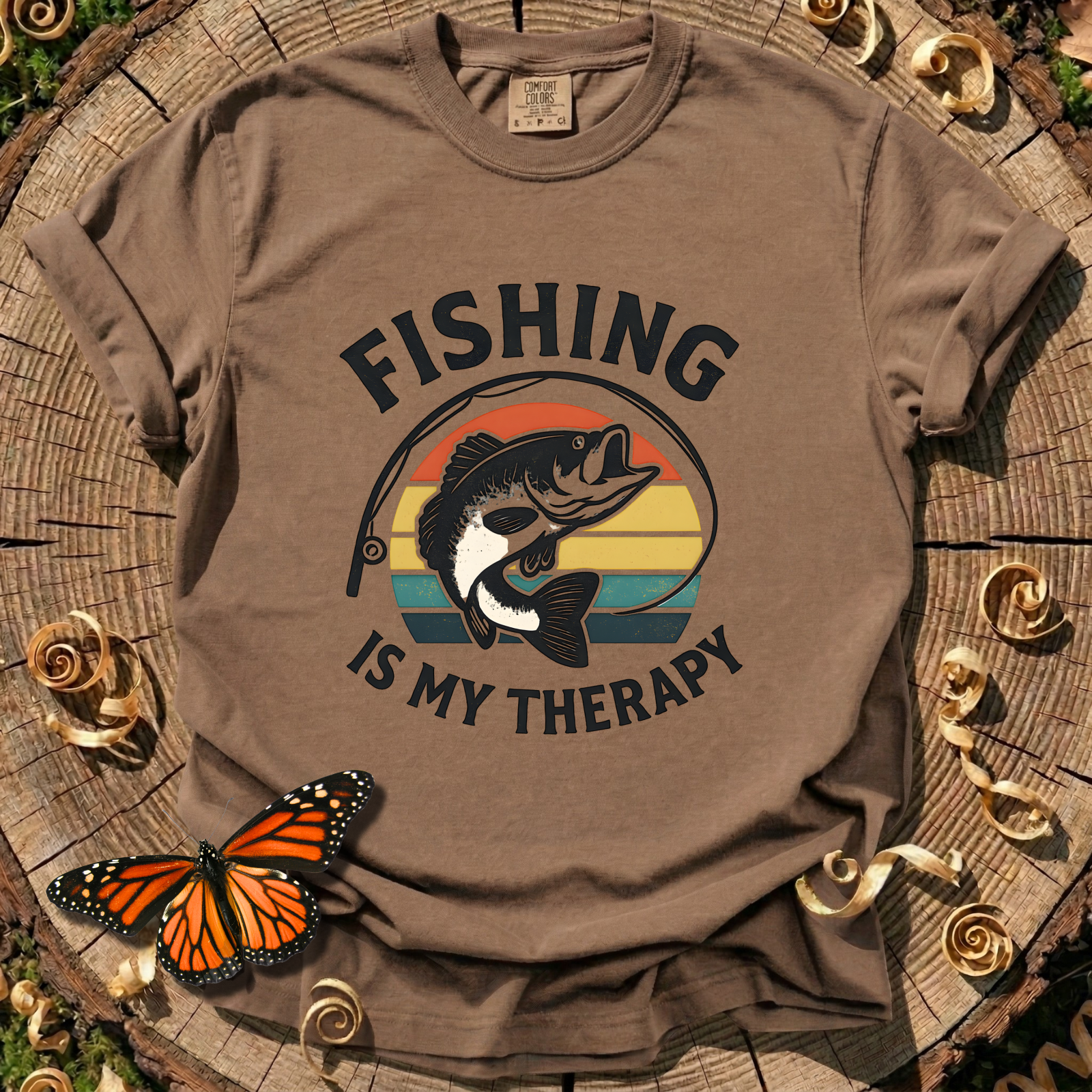 Fishing Is My Therapy Tee