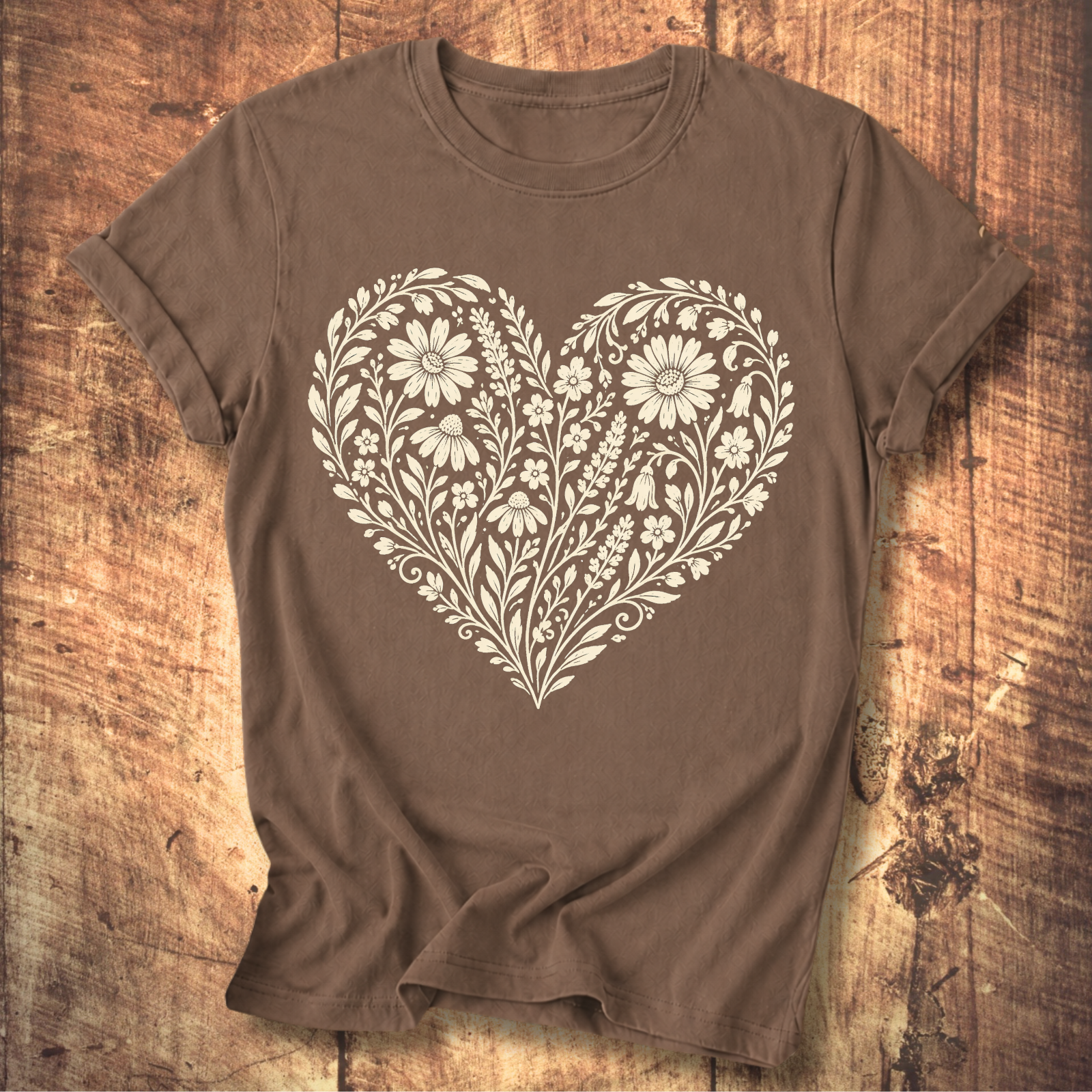 Heart Of Flowers T-shirt