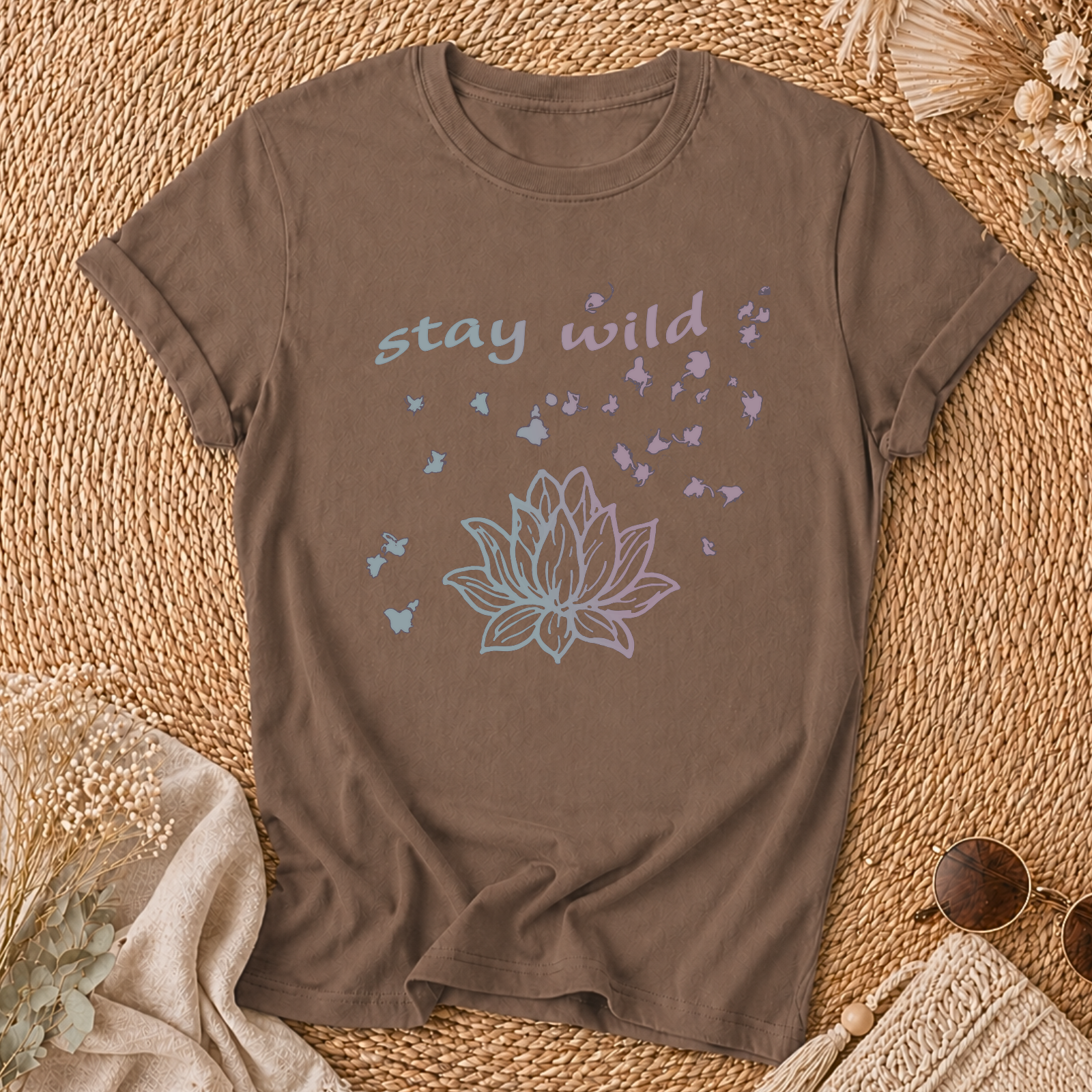 Stay Wild Lotus Tee
