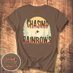 Chasing Rainbows Fly Fishing T-Shirt