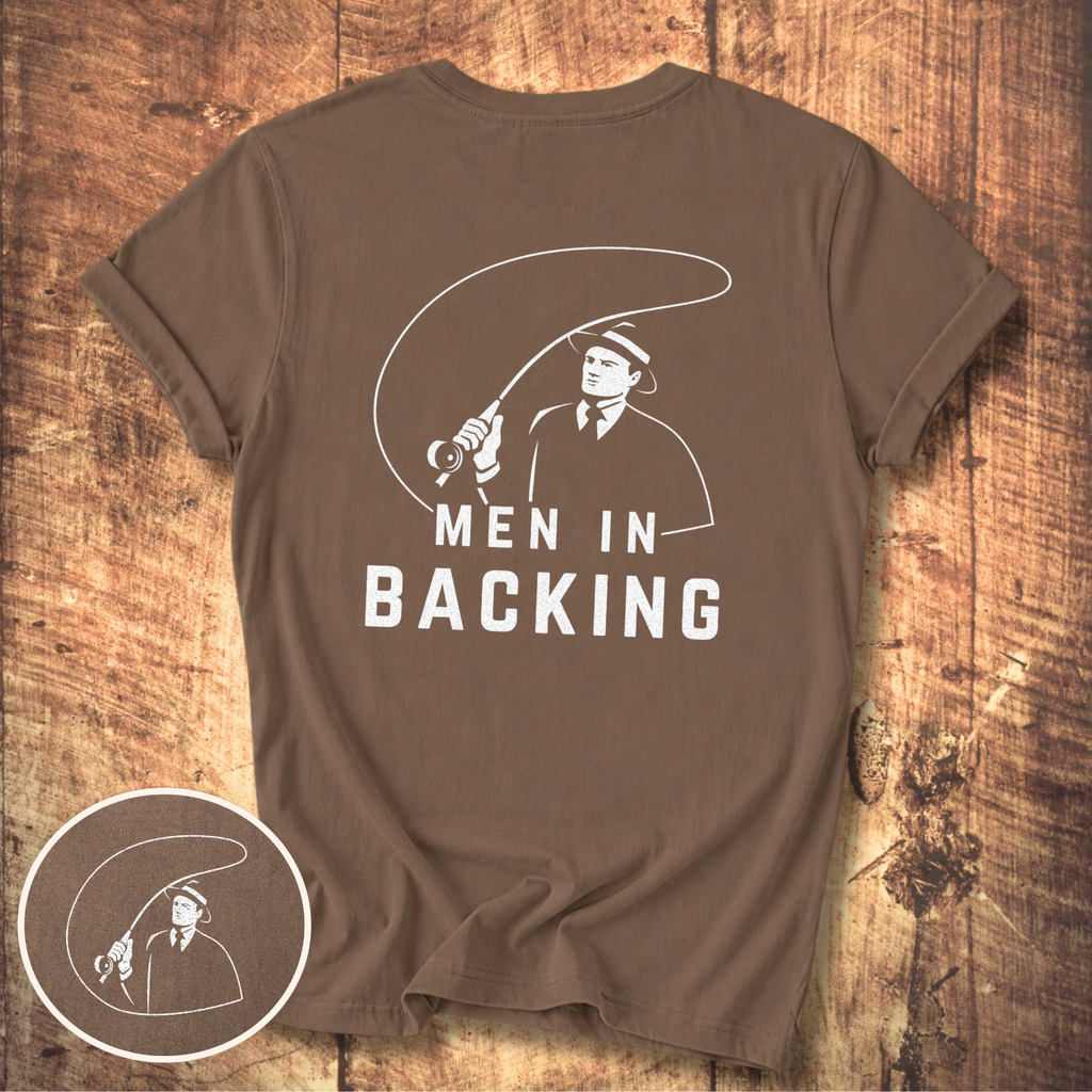 Men in Backing T-Shirt
