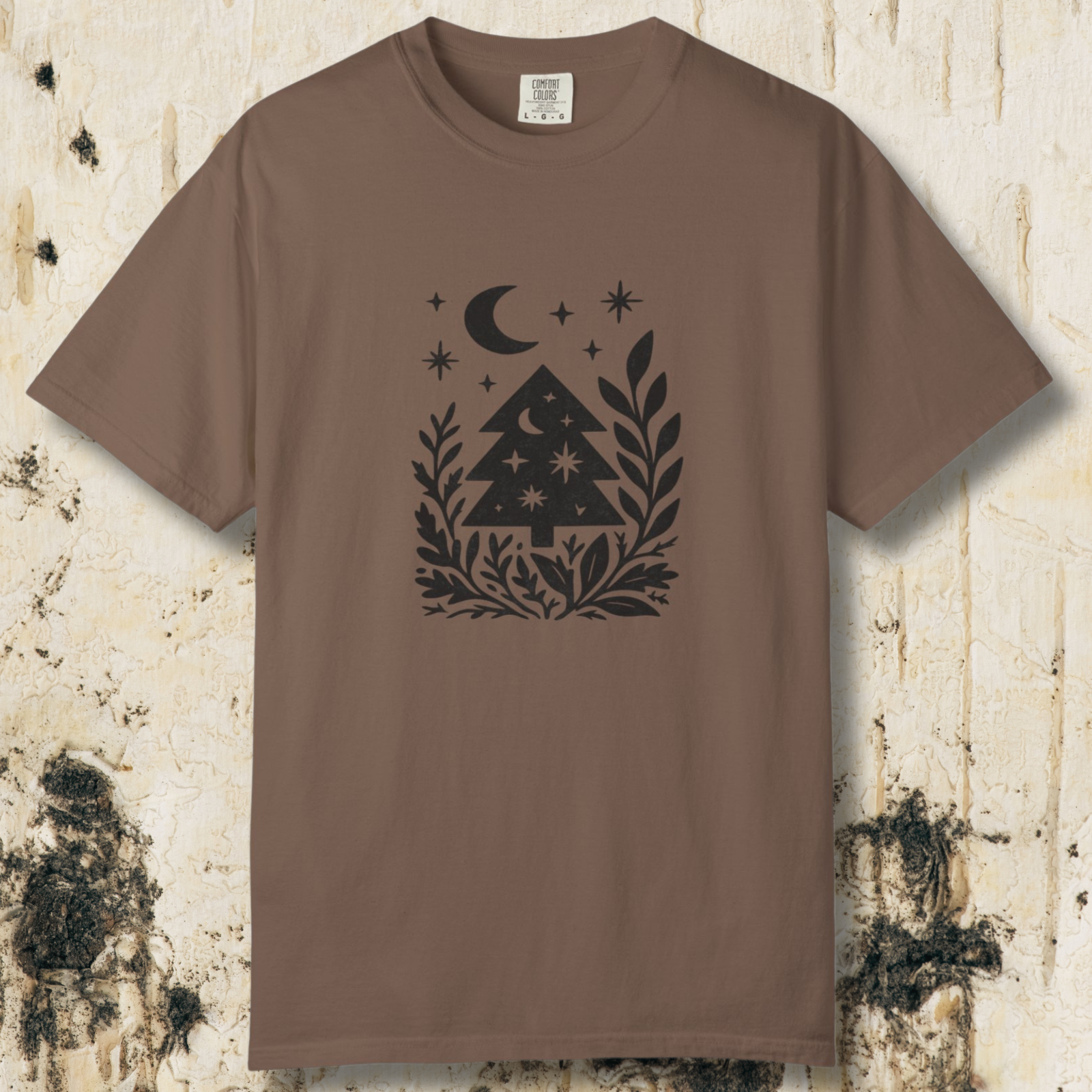 Midnight Forest T-Shirt | Moon and Pines Graphic Tee