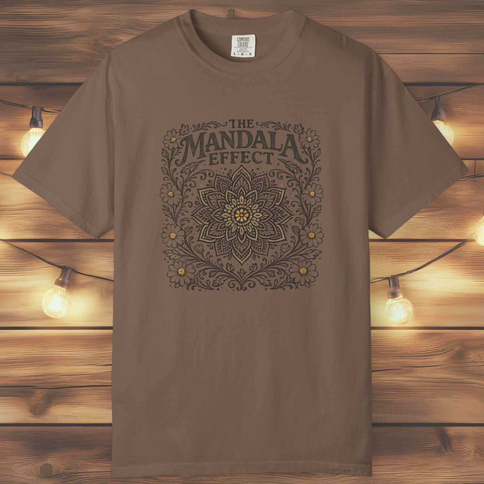 Mandala Effect Boho T-Shirt