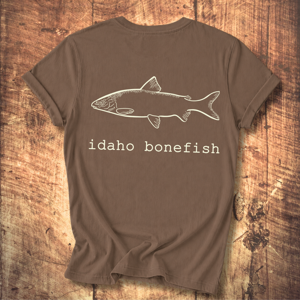 Idaho Bonefish Back Print T-Shirt