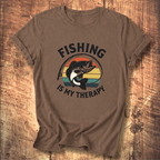 Fishing Is My Therapy Tee