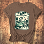 Tight Lines and Tall Tales Fishing T-Shirt
