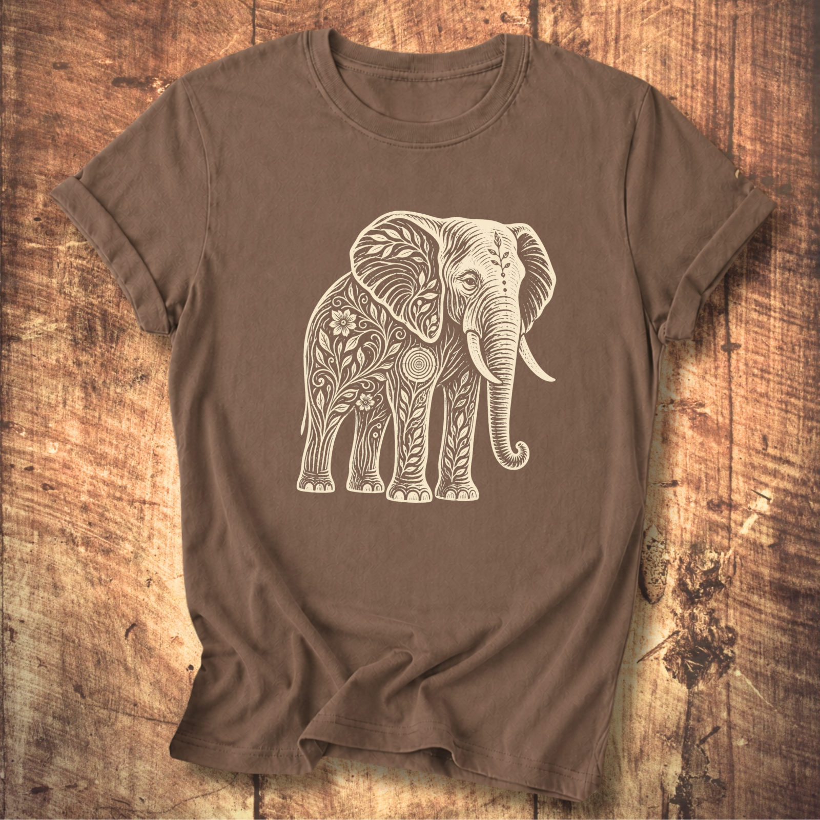 Elephant Flowers Tee