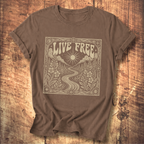 Fireweed Live Free Tee