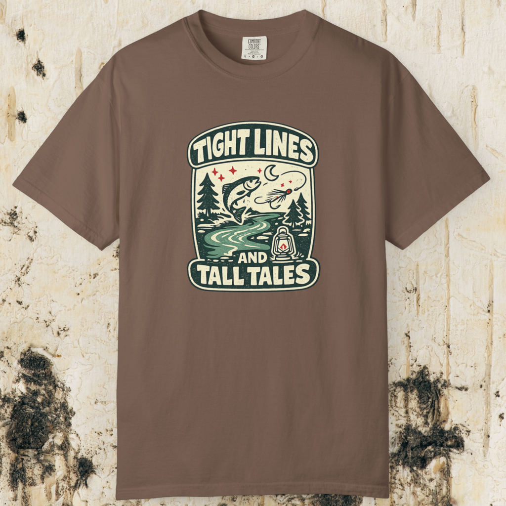 Tight Lines and Tall Tales Fishing T-Shirt