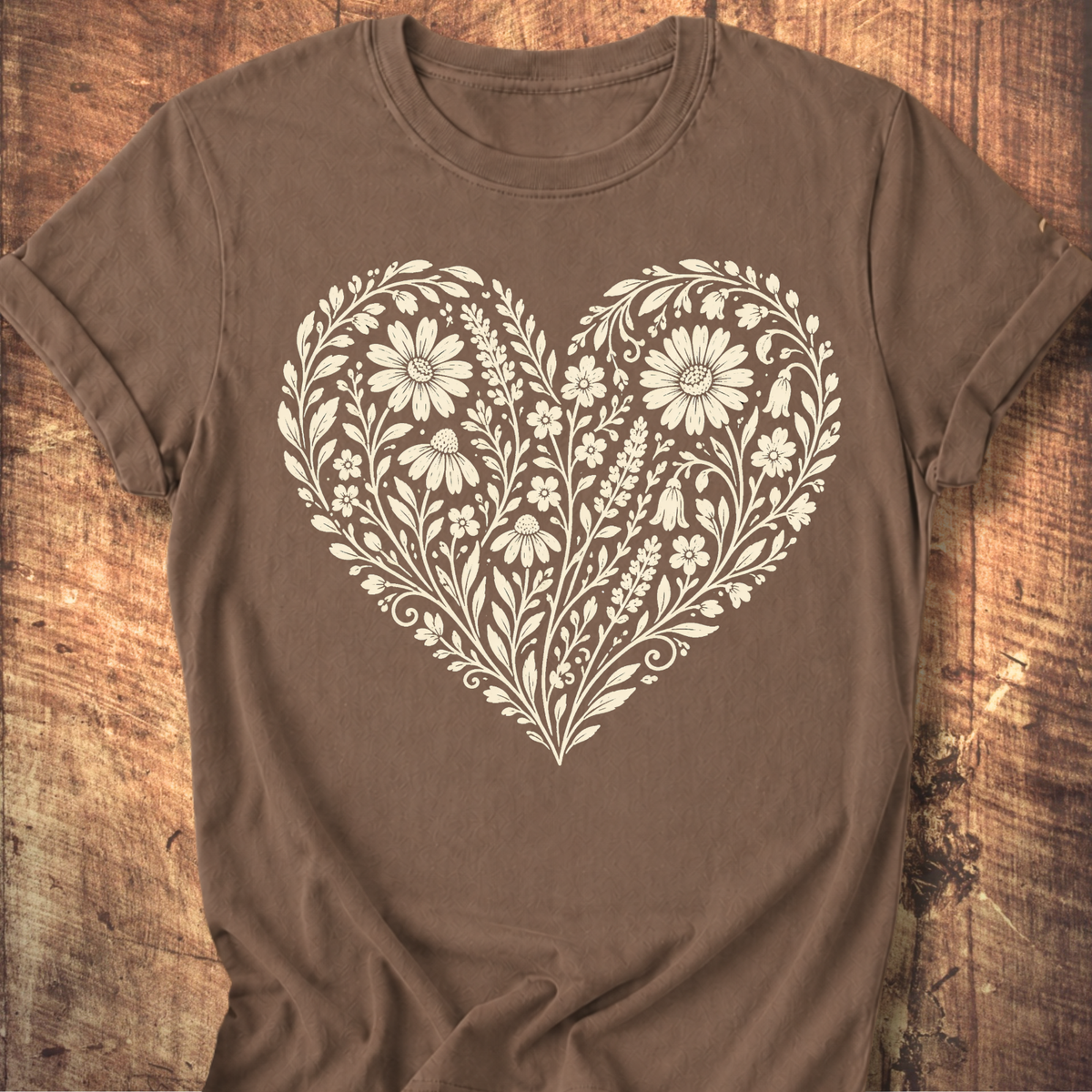 Heart Of Flowers T-shirt