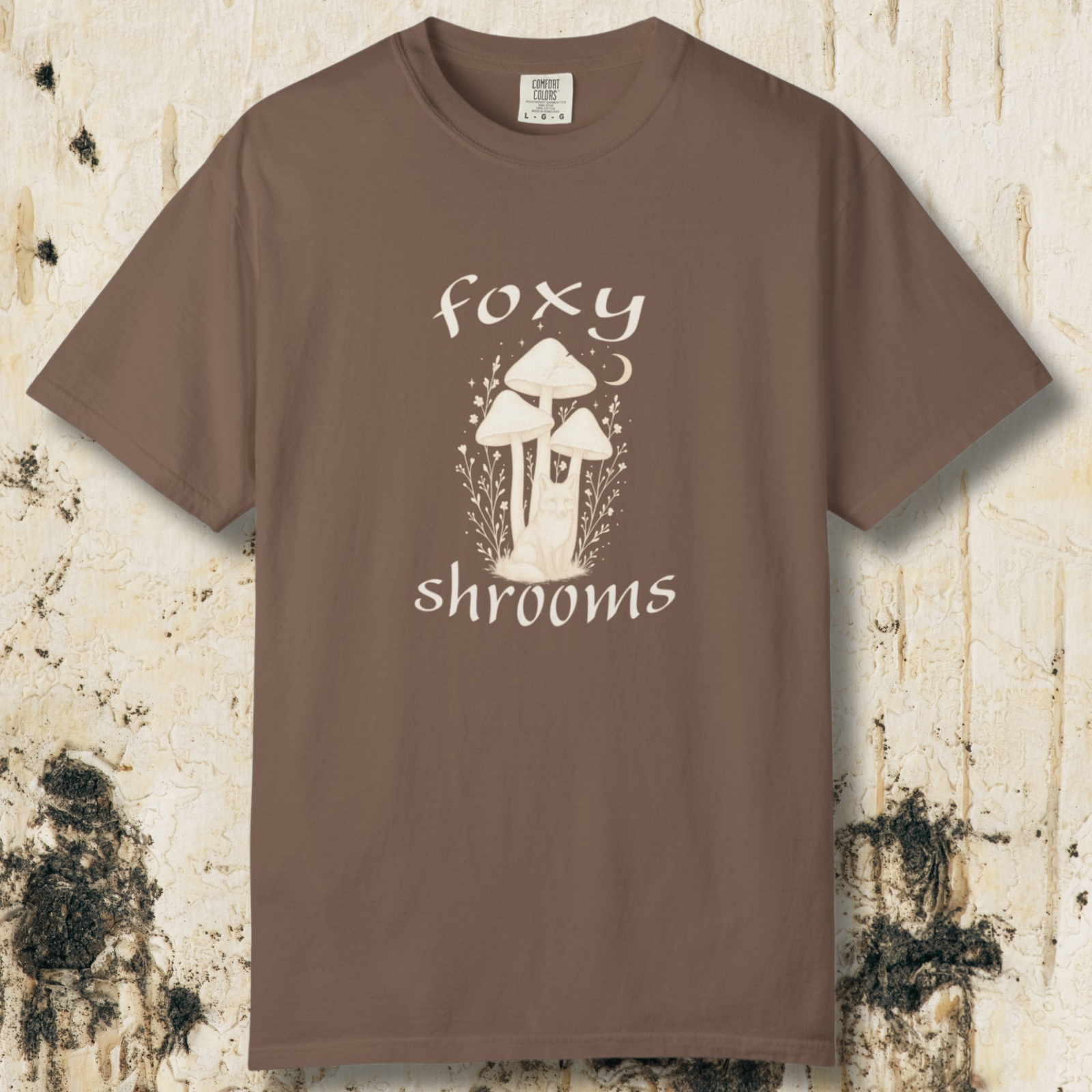 Foxy Shrooms Vintage Tattoo T-Shirt