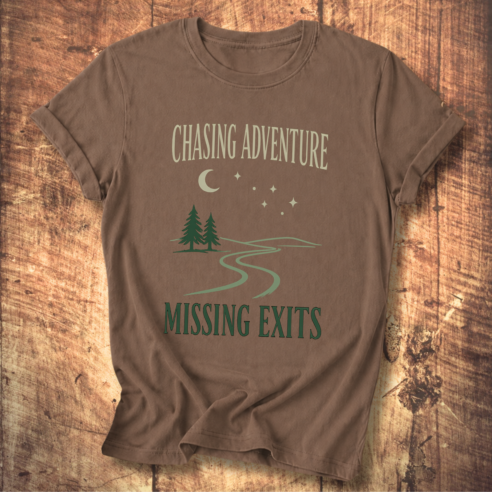 Chasing Adventure Missing Exits T-Shirt