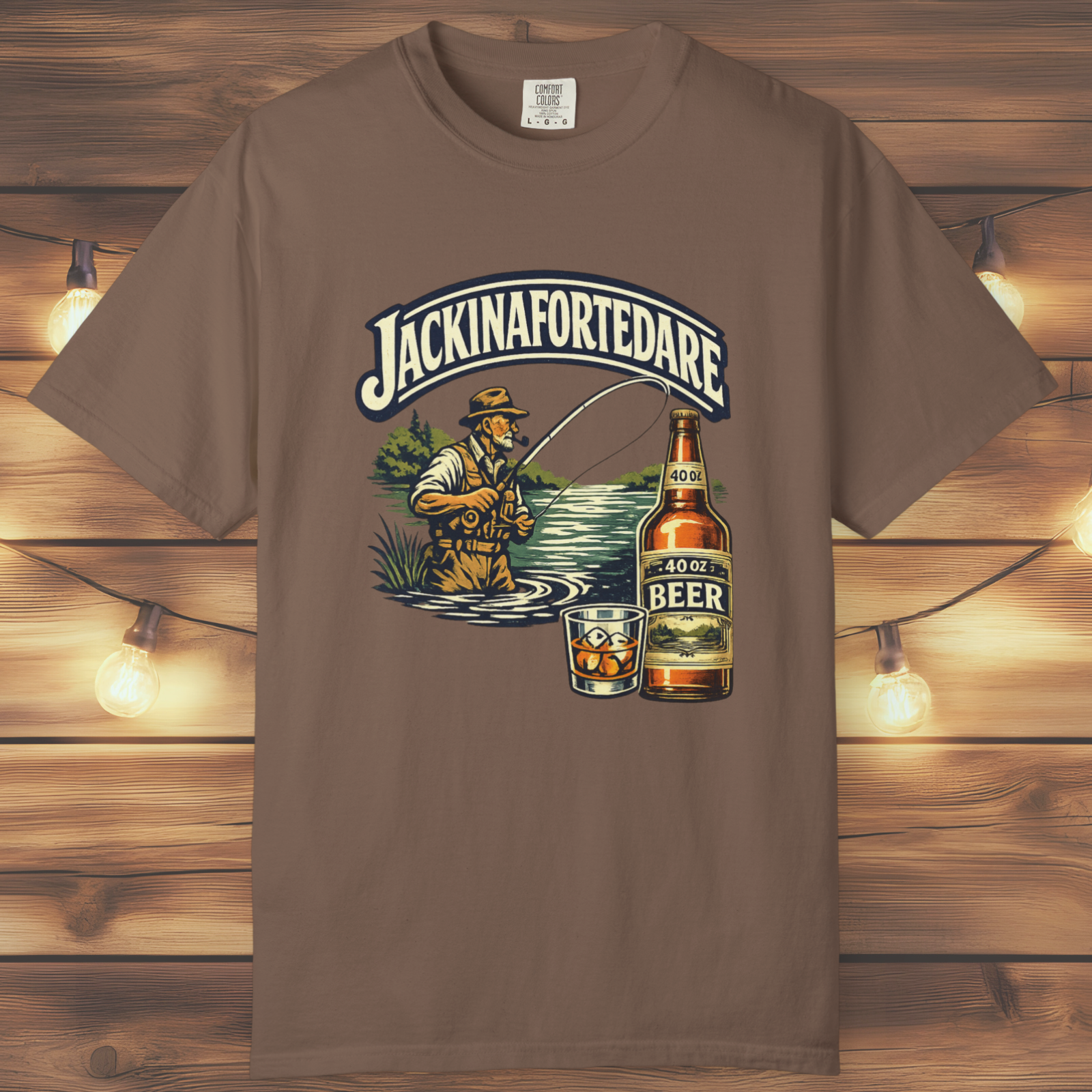 "Jackinafortedare" Vintage Outdoors Tee