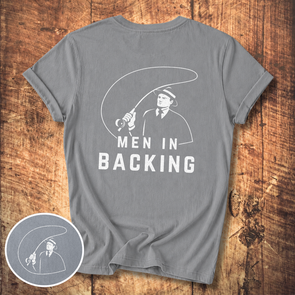 Men in Backing T-Shirt