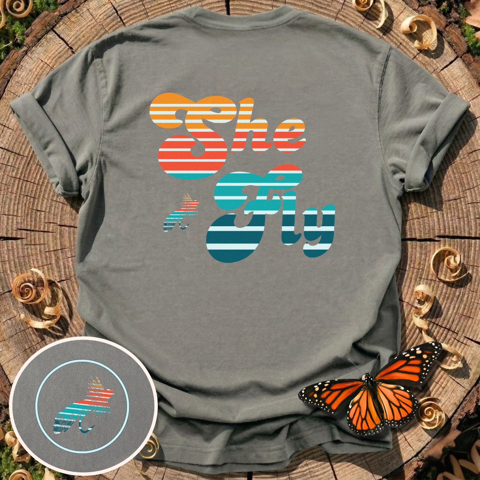 Retro “She Fly” Tee