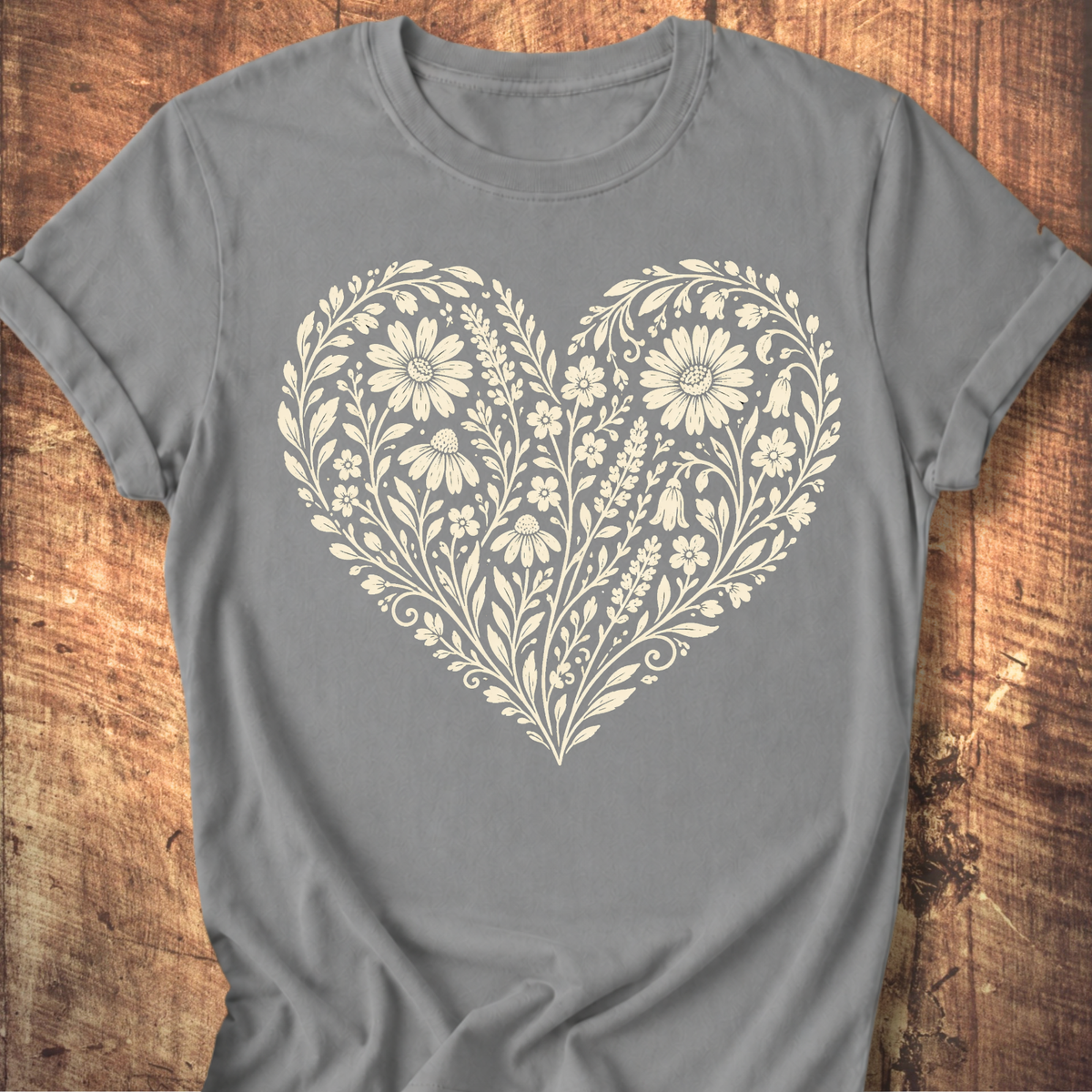 Heart Of Flowers T-shirt