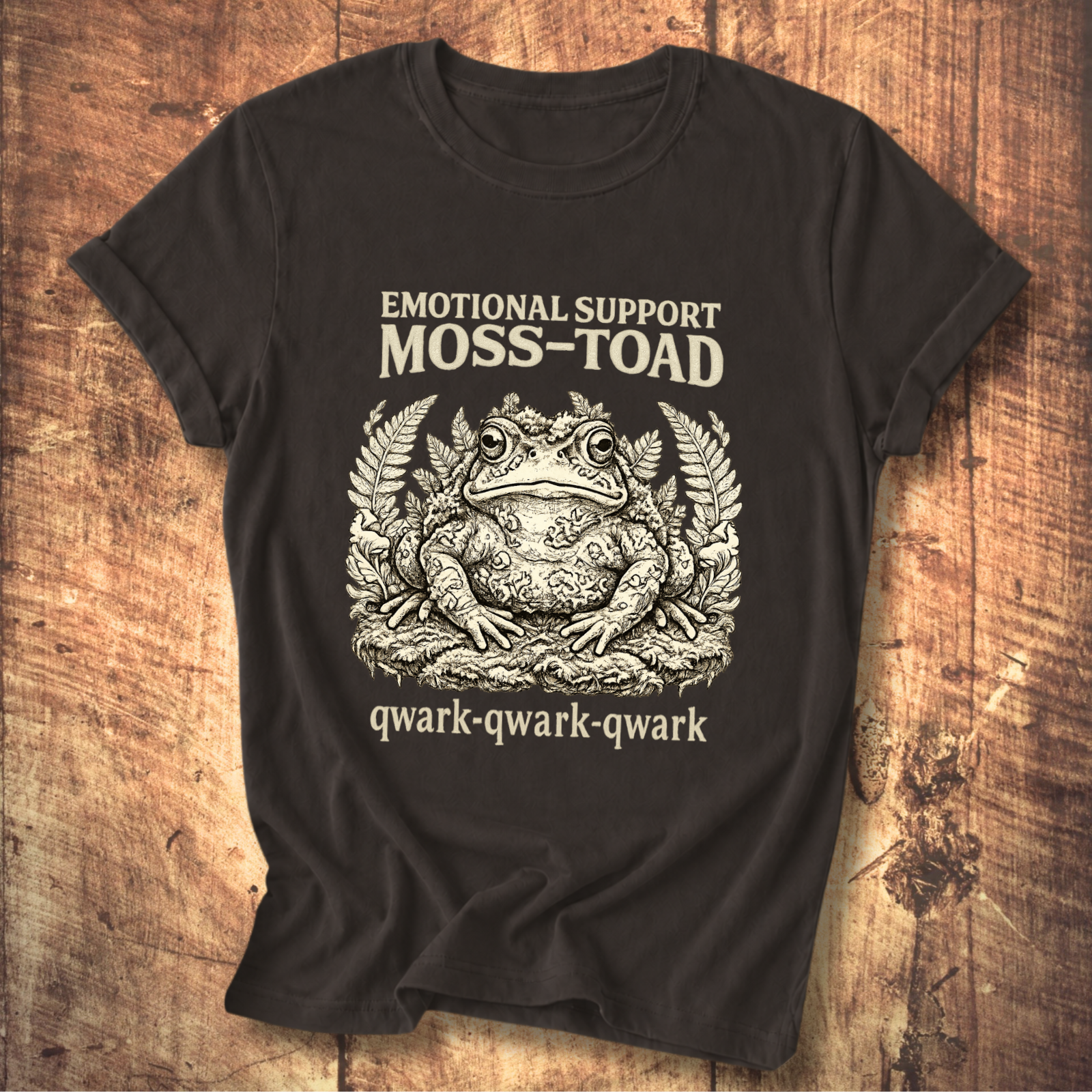 Emotional Support Moss-Toad T-Shirt