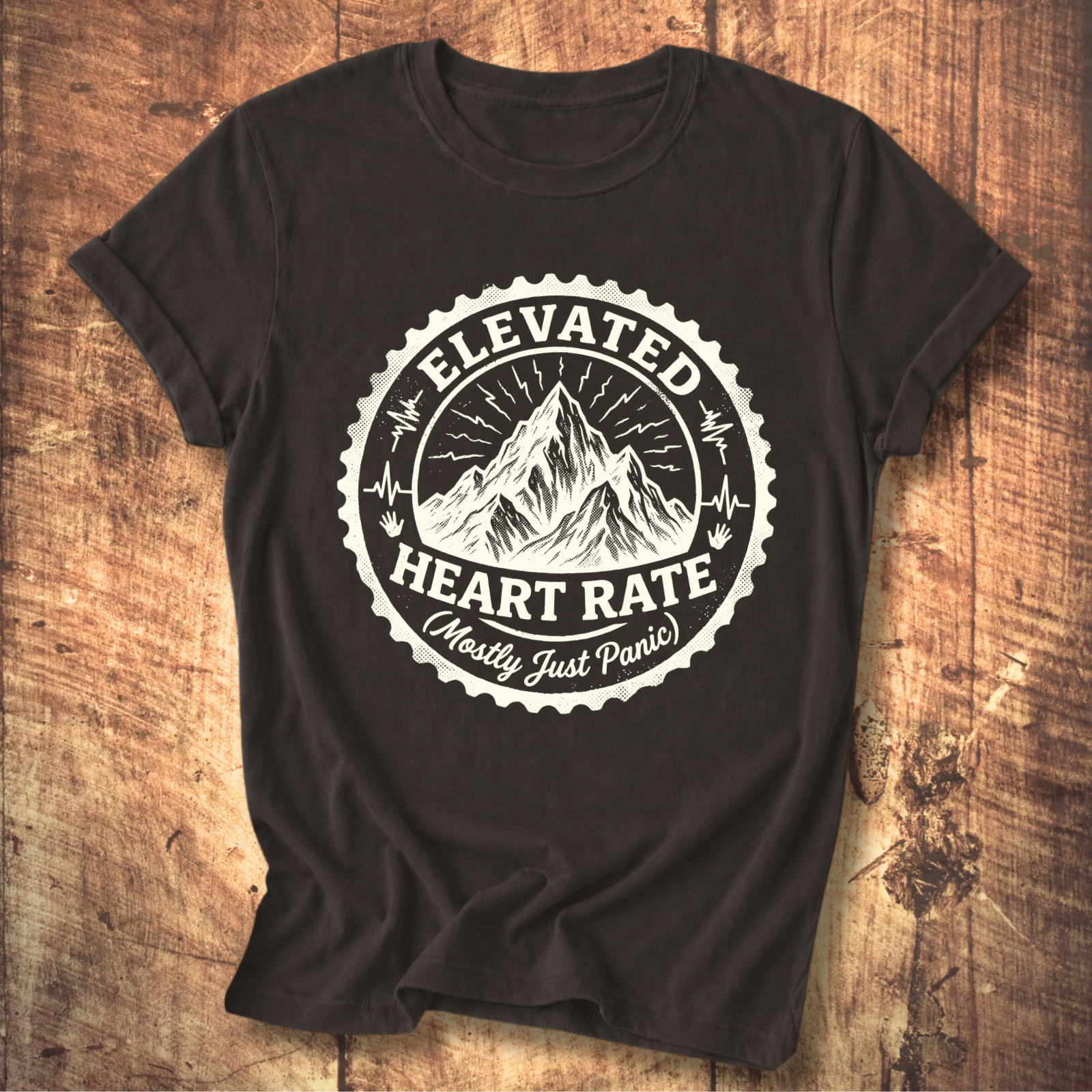 Elevated Heart Rate Mountain T-Shirt