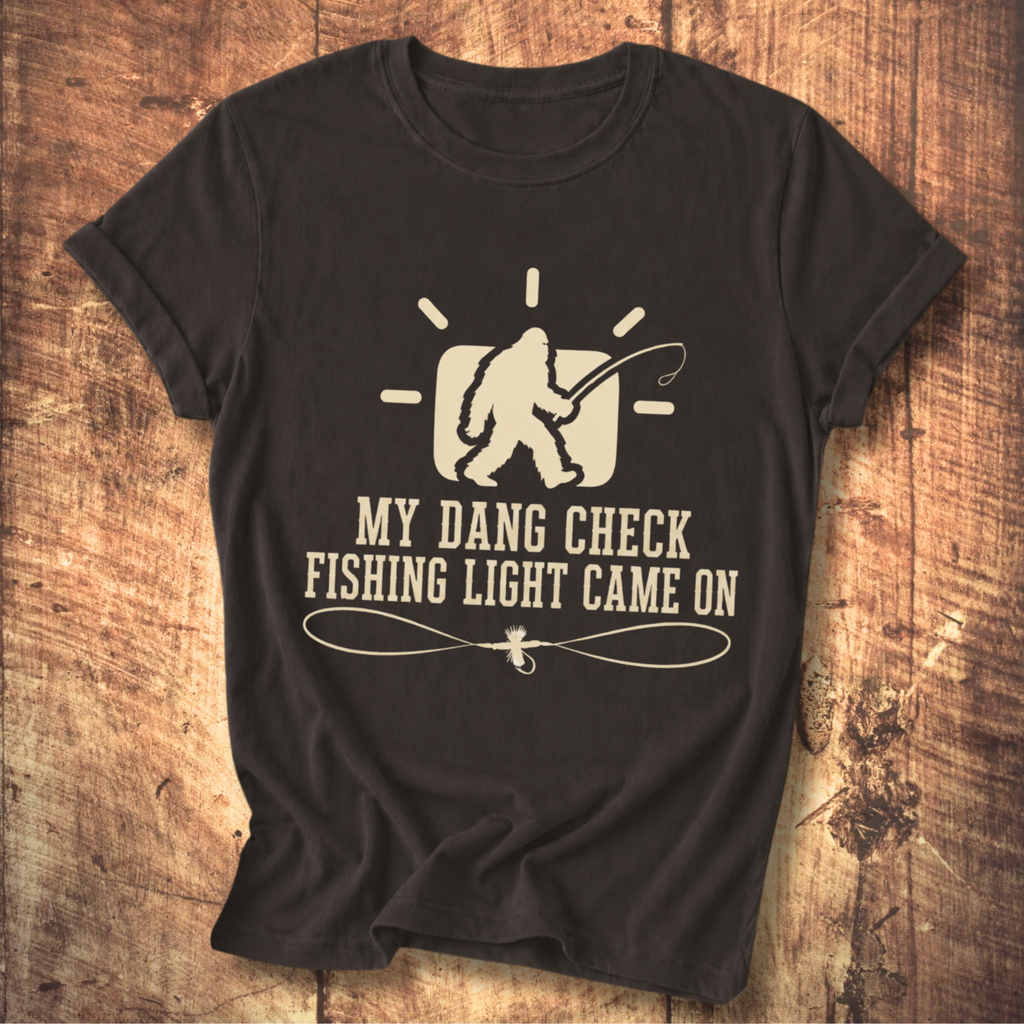 Dang Check Fishing Light T-shirt