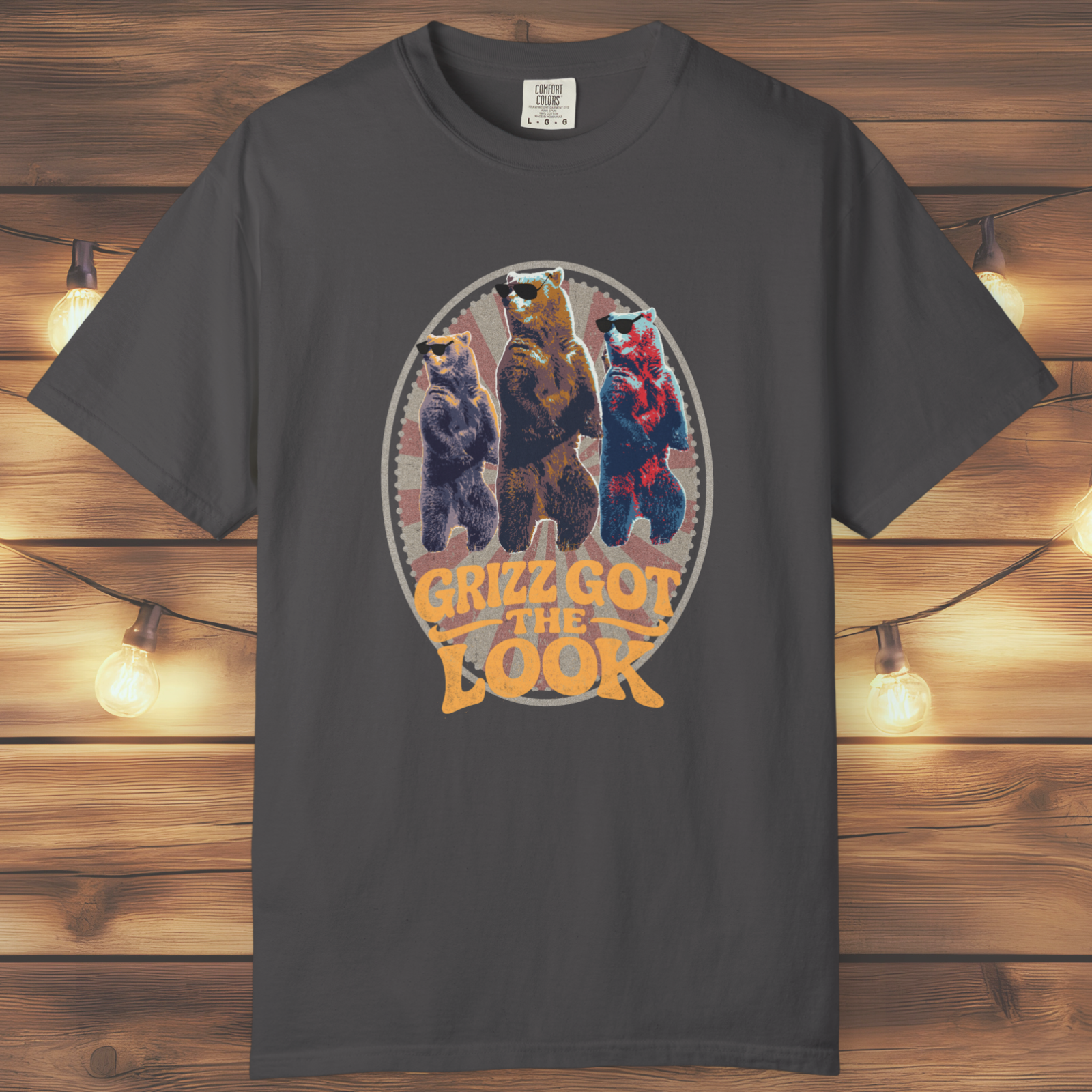 Grizzly Trio “Grizz Got the Look” Graphic T-Shirt