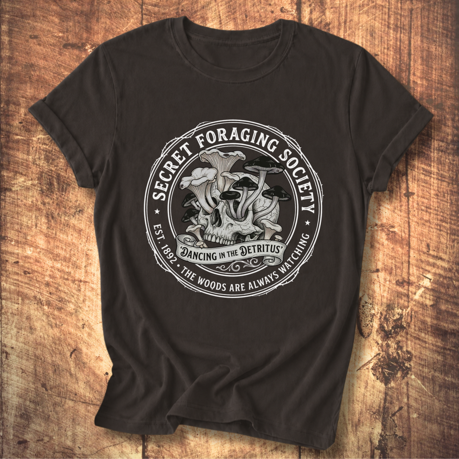 Secret Foraging Society Skull Tee