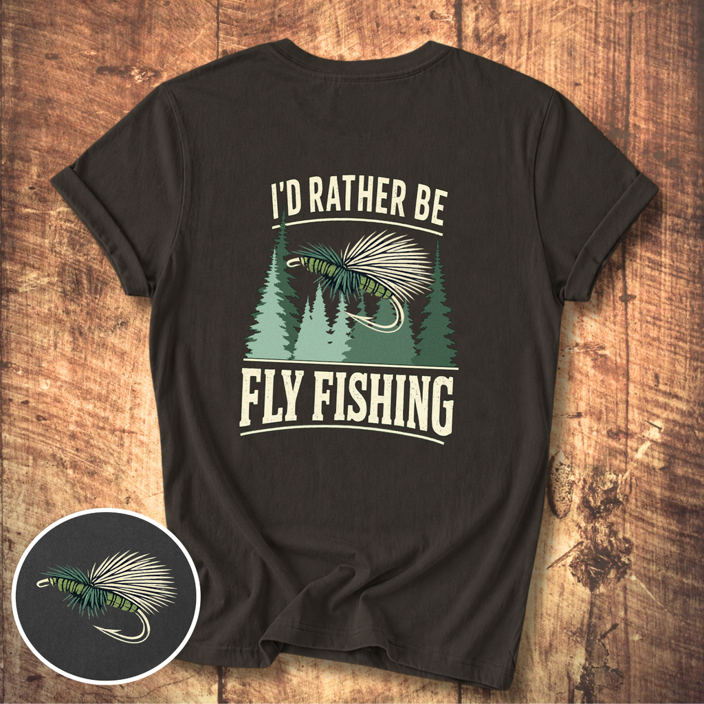 I’d Rather Be Fly Fishing T-Shirt
