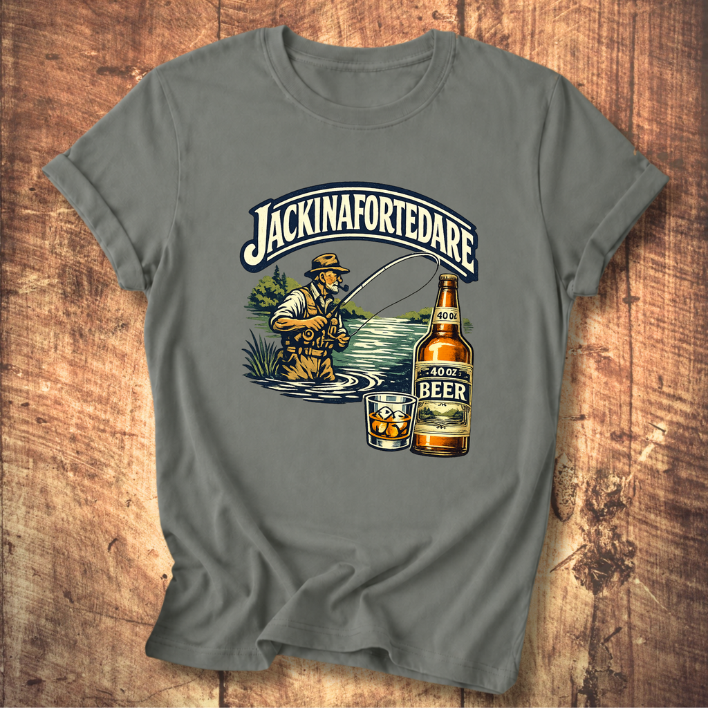 "Jackinafortedare" Vintage Outdoors Tee