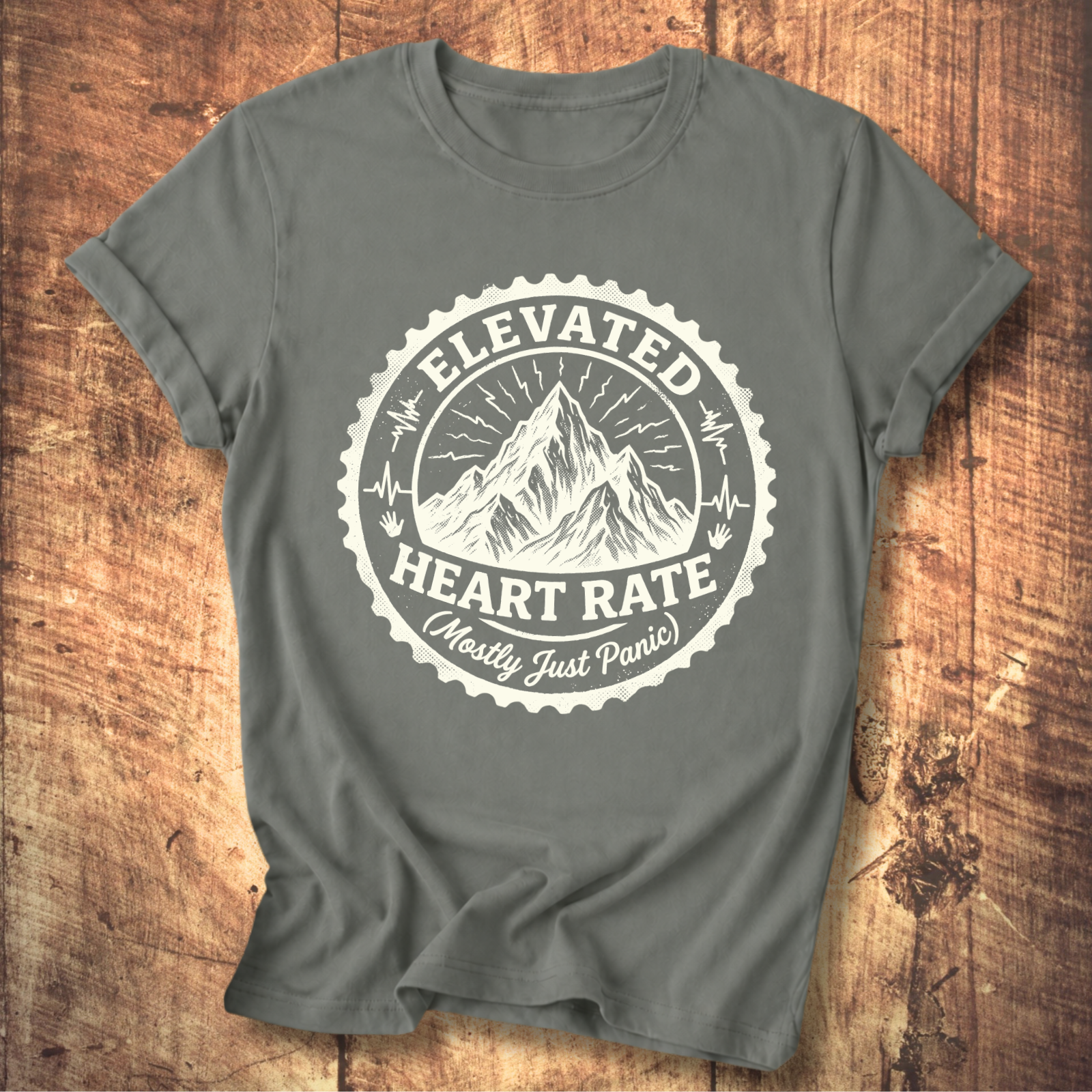 Elevated Heart Rate Mountain T-Shirt