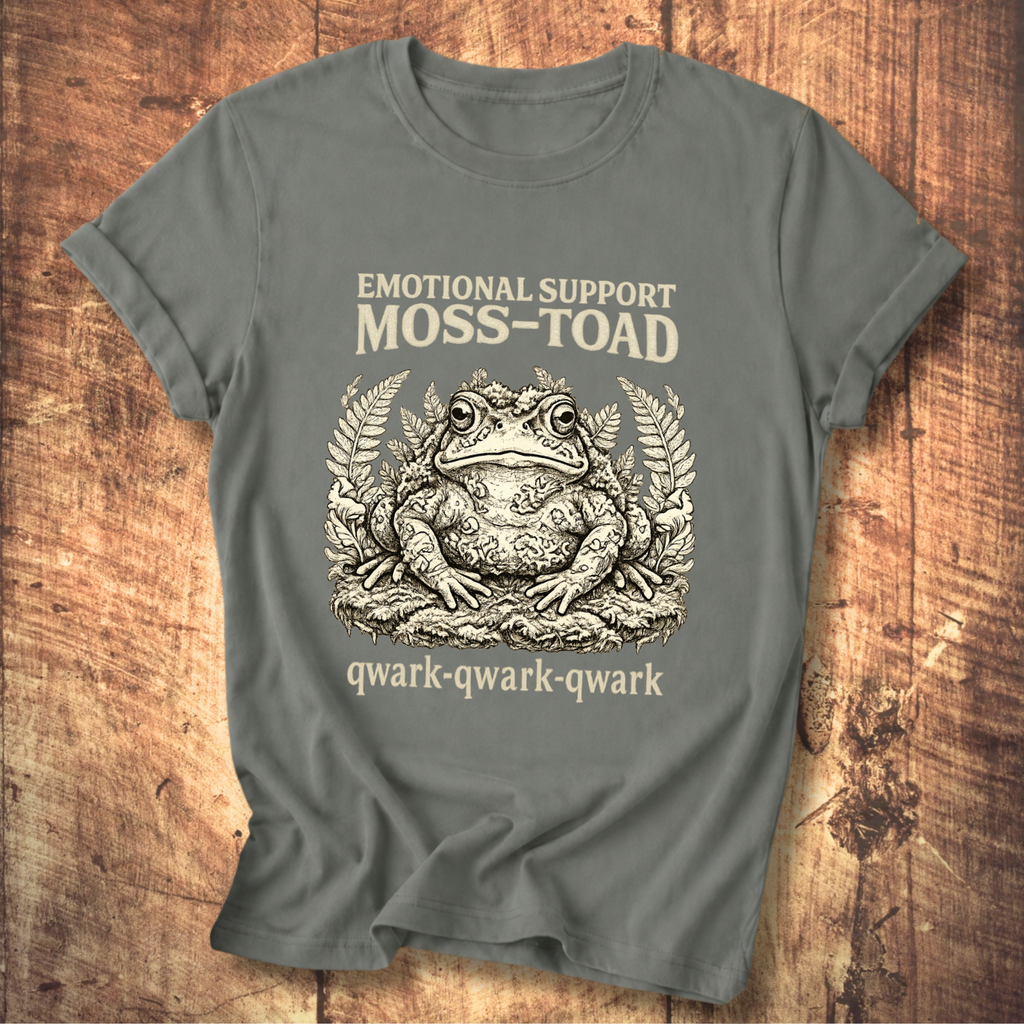 Emotional Support Moss-Toad T-Shirt