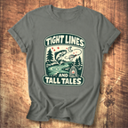Tight Lines and Tall Tales Fishing T-Shirt