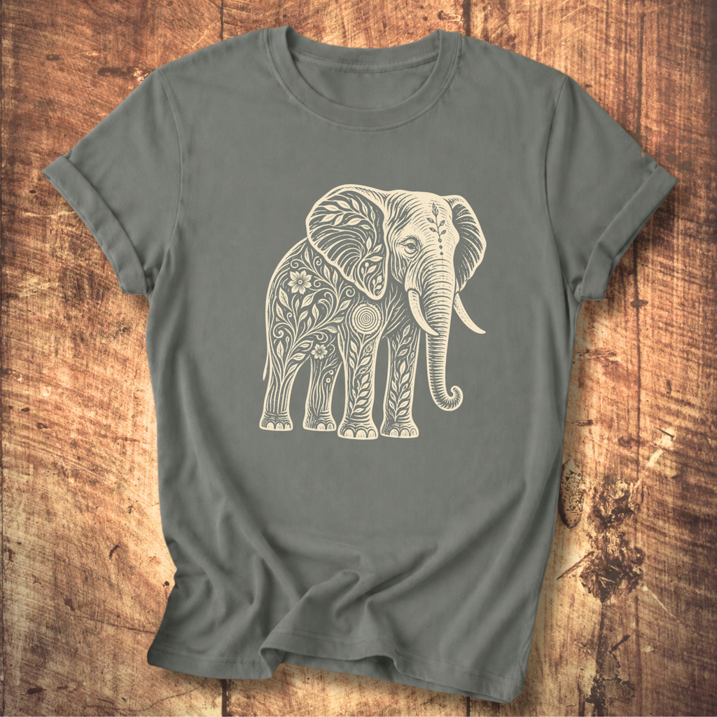 Elephant Flowers Tee