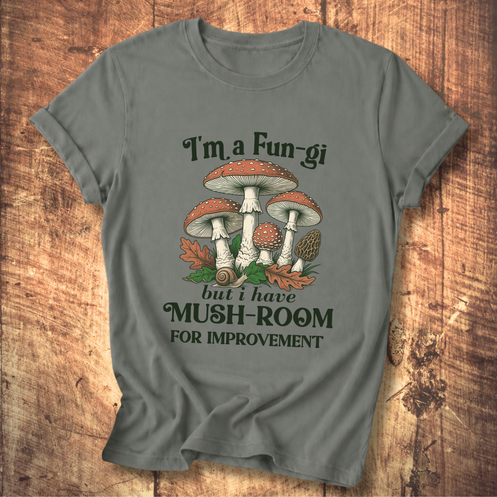 I'm a Fun-gi Vintage Mushroom Tee