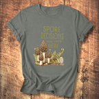 Spore Decisions Were Made Here Foraging Tee