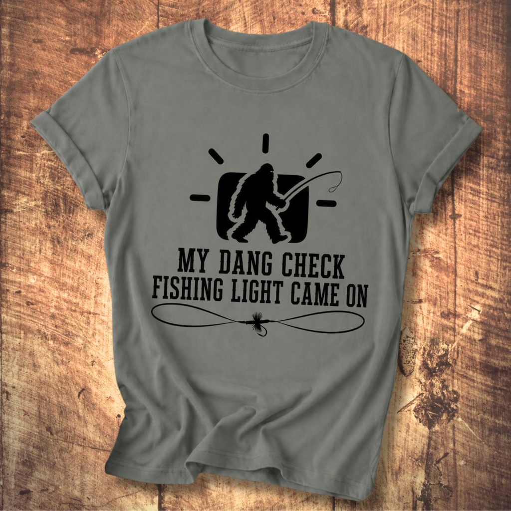 Dang Check Fishing Light T-shirt