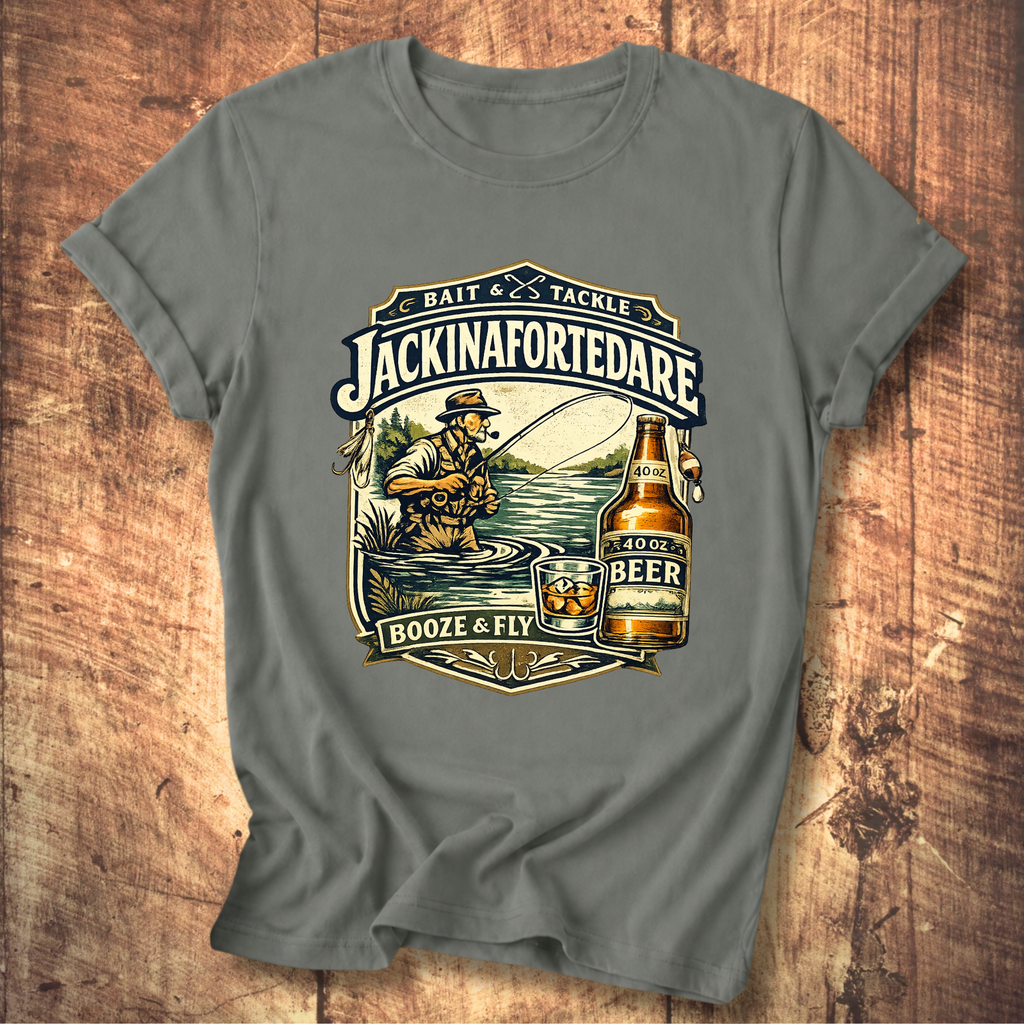 Jackinafortedare Vintage Bait & Tackle Tee