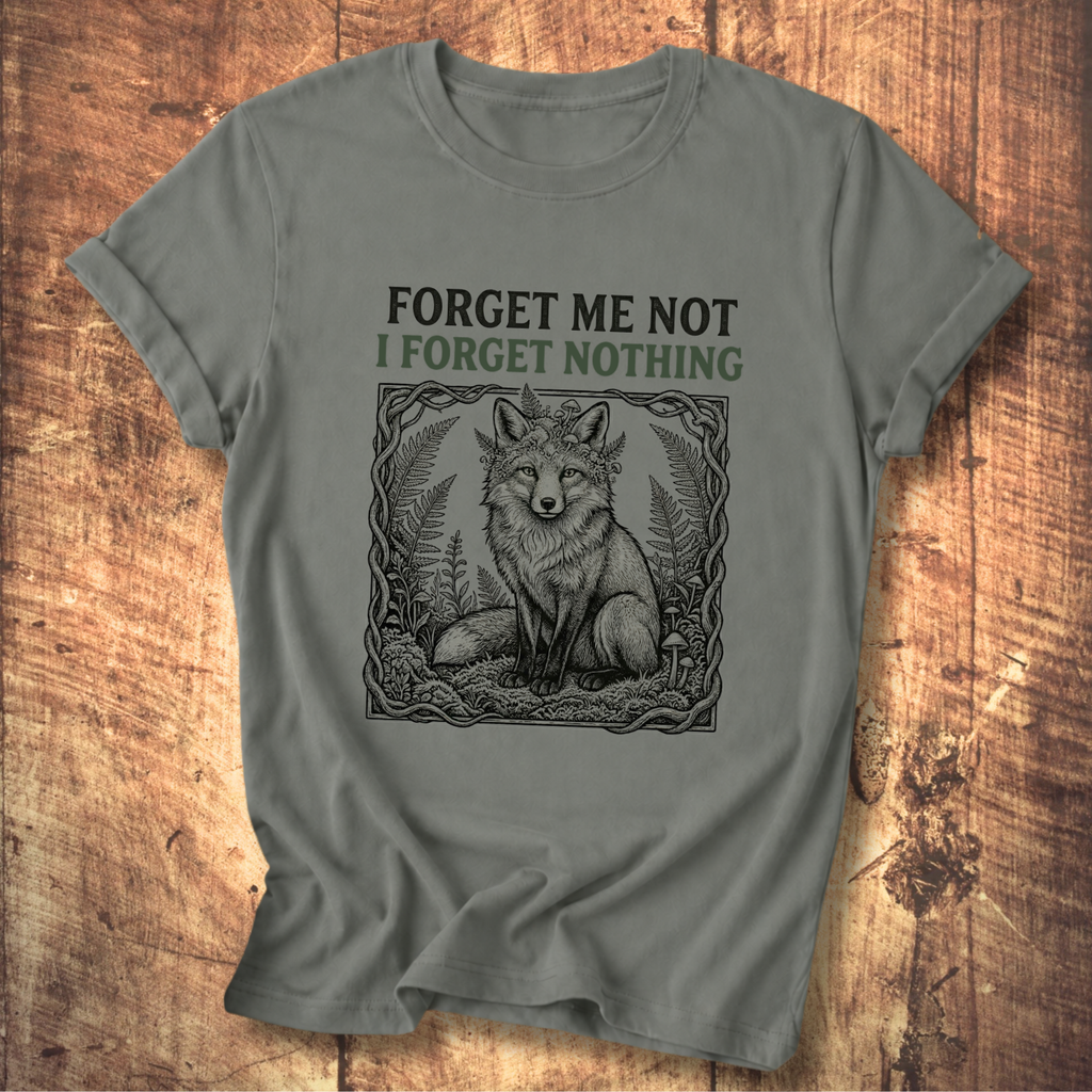 Forget Me Not Fox Tee