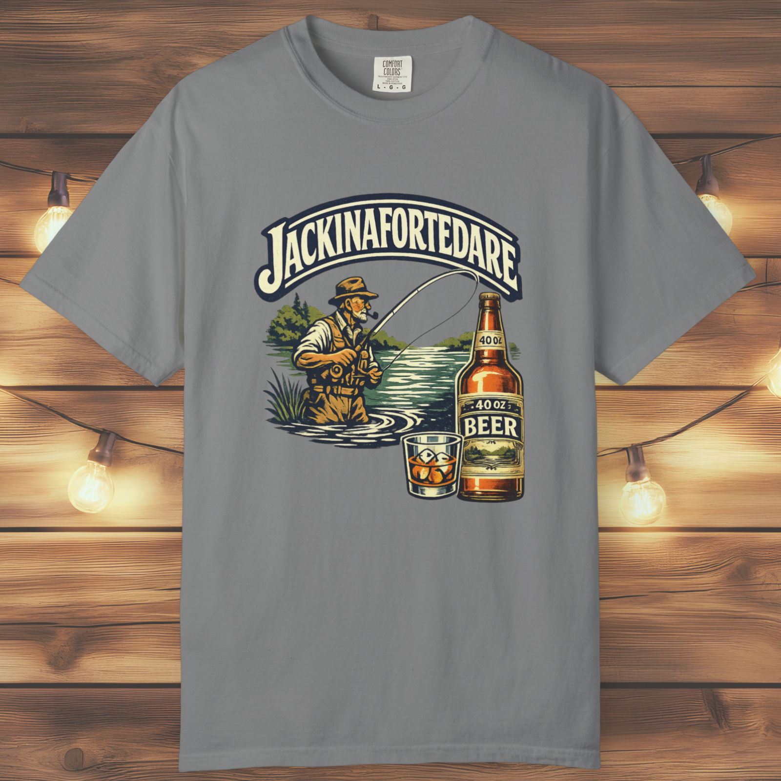 "Jackinafortedare" Vintage Outdoors Tee