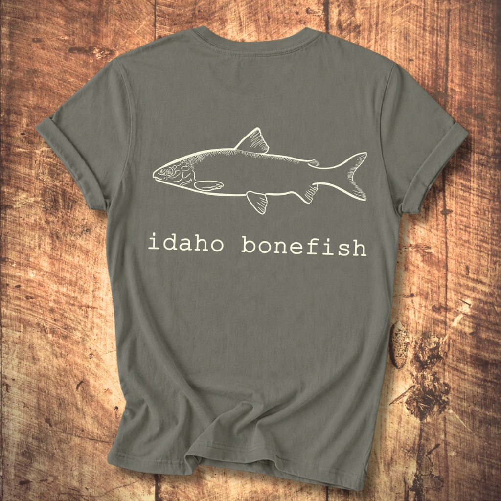 Idaho Bonefish Back Print T-Shirt