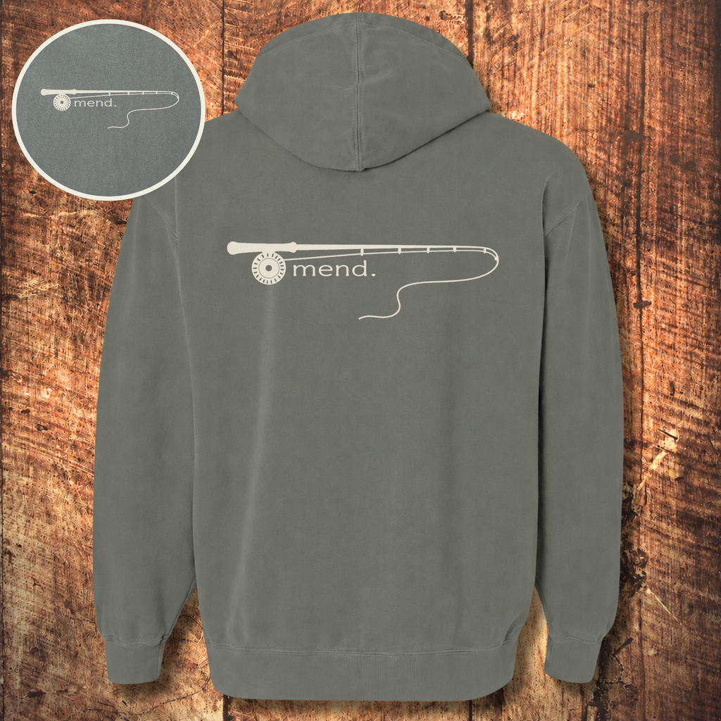 Mend. Heavyweight Fly Fishing Hoodie