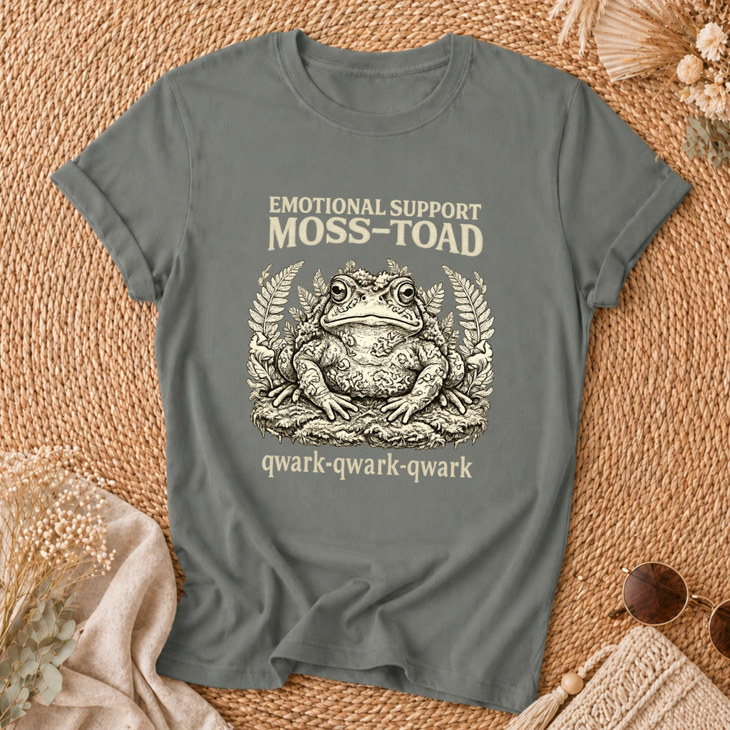 Emotional Support Moss-Toad T-Shirt