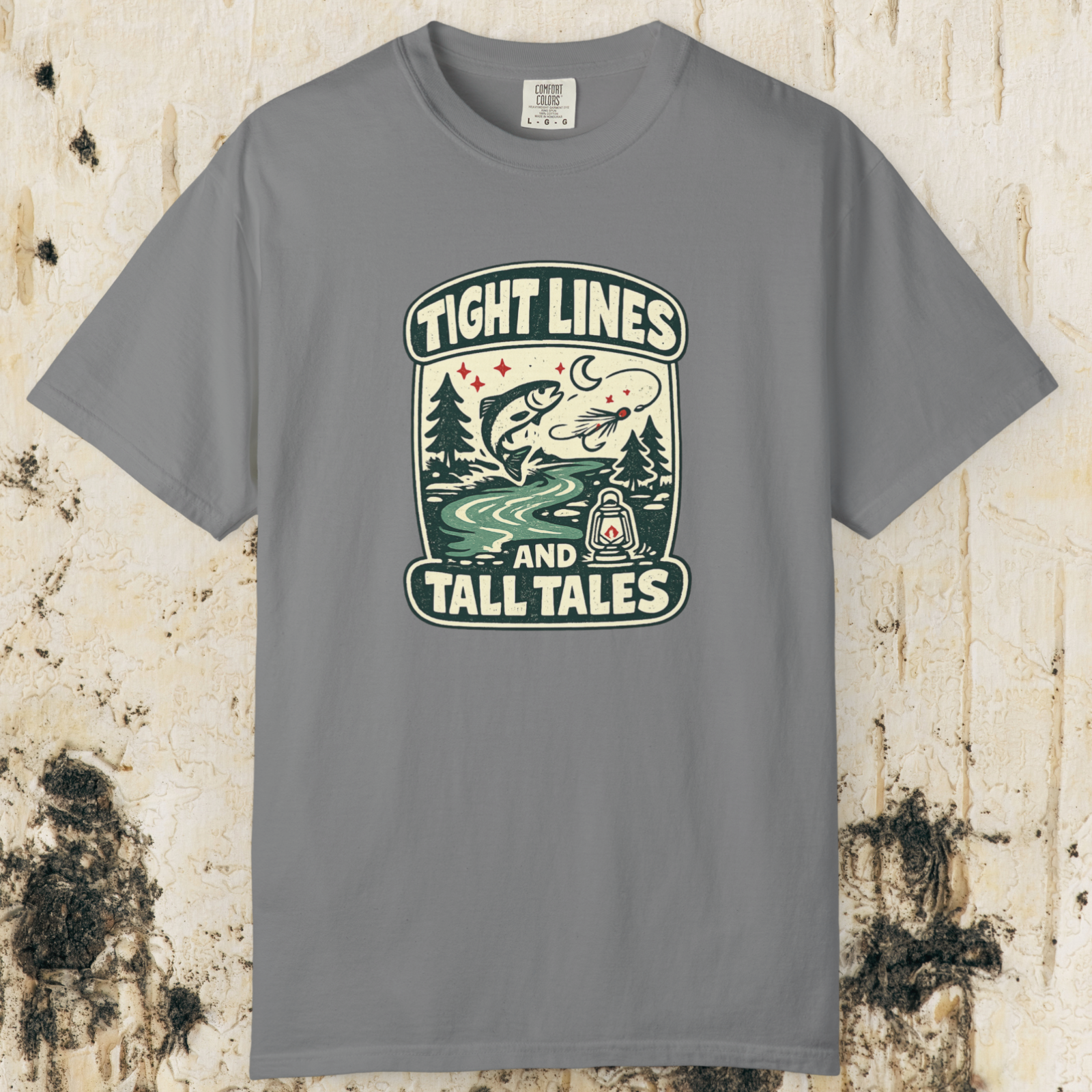 Tight Lines and Tall Tales Fishing T-Shirt