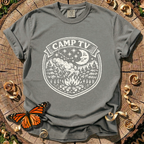 Camp TV Linocut T-shirt