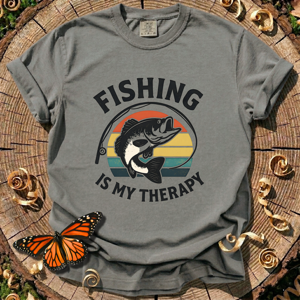 Fishing Is My Therapy Tee