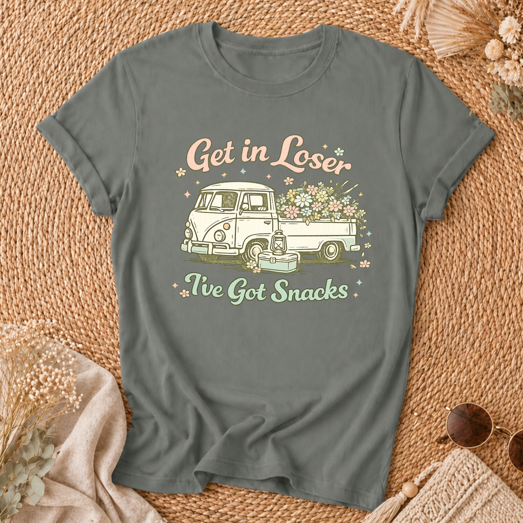 Retro Flower Truck Tee
