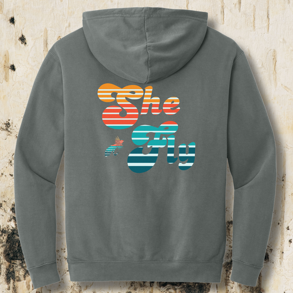 She Fly Retro Pullover
